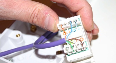 Установка интернет-розетки Установка интернет-розетки