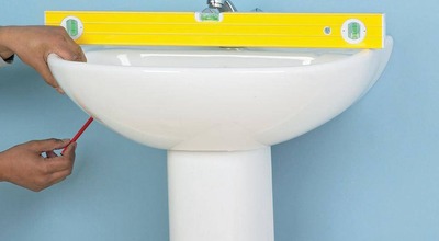 Установка раковины